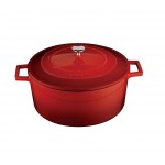 LAVA ΚΑΤΣΑΡΟΛΑ 24CM ΚΟΚΚΙΝΗ w: 25 cm l: 32 cm h: 12,5 cm 4,49 lt