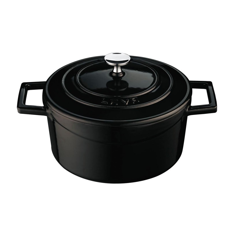 LAVA ΚΑΤΣΑΡΟΛΑ 24CM ΜΑΥΡΗ w: 25 cm l: 32 cm h: 12,5 cm 4,49 lt