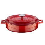 LAVA ΚΑΤΣΑΡΟΛΑ ΡΗΧΗ 28CM ΚΟΚΚΙΝΗ w: 29,5 cm l: 36,5 cm h:8 cm 3,51 lt