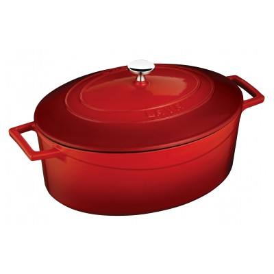 LAVA ΚΑΤΣΑΡΟΛΑ ΟΒΑΛ 23X29CM ΚΟΚΚΙΝΗ w: 23 cm l: 36 cm h: 12 cm 4,67 lt