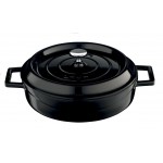 LAVA ΚΑΤΣΑΡΟΛΑ ΡΗΧΗ 24CM ΜΑΥΡΗ w:25 cm l: 32 cm h:7,5 cm 2,47 lt