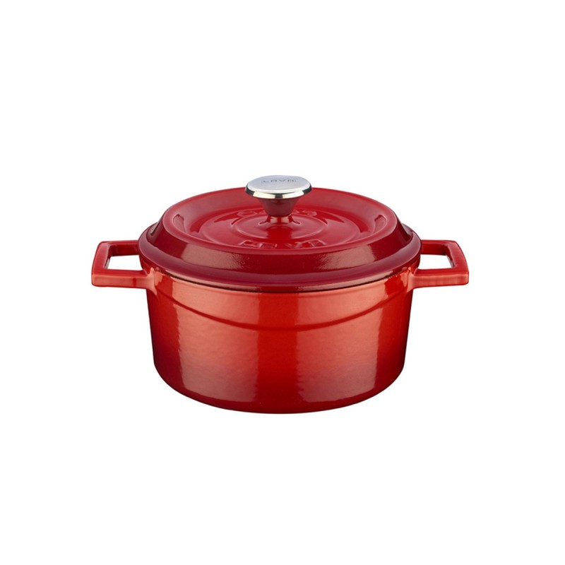 LAVA ΚΑΤΣΑΡΟΛΑ 18CM ΚΟΚΚΙΝΗ  w: 19 cm l: 25,5 cm h: 9 cm 1,66 lt