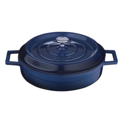 LAVA ΚΑΤΣΑΡΟΛΑ ΡΗΧΗ 32CM ΜΠΛΕ w:33 cm l: 41 cm h:9 cm 5,66 lt