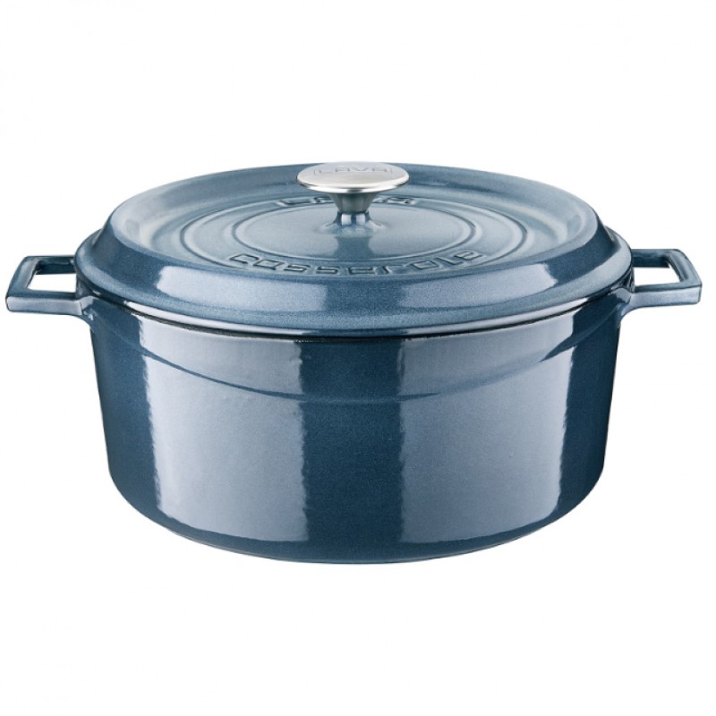 LAVA  ΚΑΤΣΑΡΟΛΑ ΜΑΝΤΕΜΙ 24CM H:11CM ΓΚΡΙ
