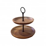 TABLE THEATRE ΦΡΟΥΤΙΕΡΑ  2 ΕΠΙΠΕΔΩΝ DIA 25,DIA20,H25CM