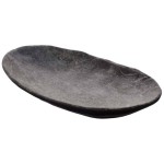 ENDURE ΠΙΑΤΟ ΟΒΑΛ 23Χ14cm PEWTER