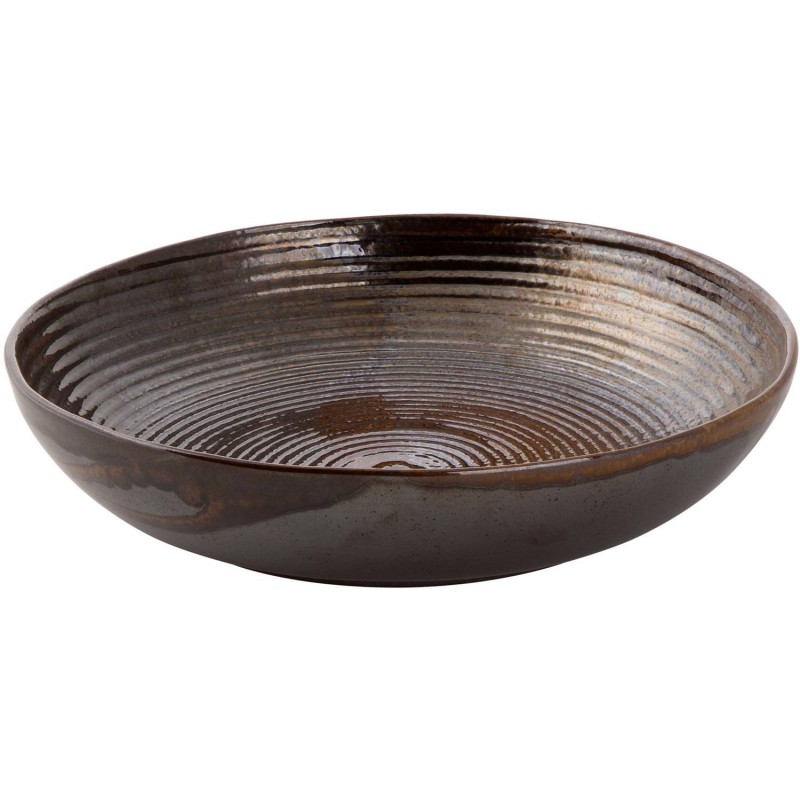METALLIC BROWN ΠΙΑΤΟ ΒΑΘΥ 26CM