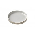 NARA ΠΙΑΤΟ ΒΑΘΥ HIGH RIM RELIEF WHITE 24