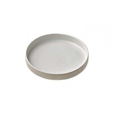 NARA ΠΙΑΤΟ ΒΑΘΥ HIGH RIM RELIEF WHITE 24