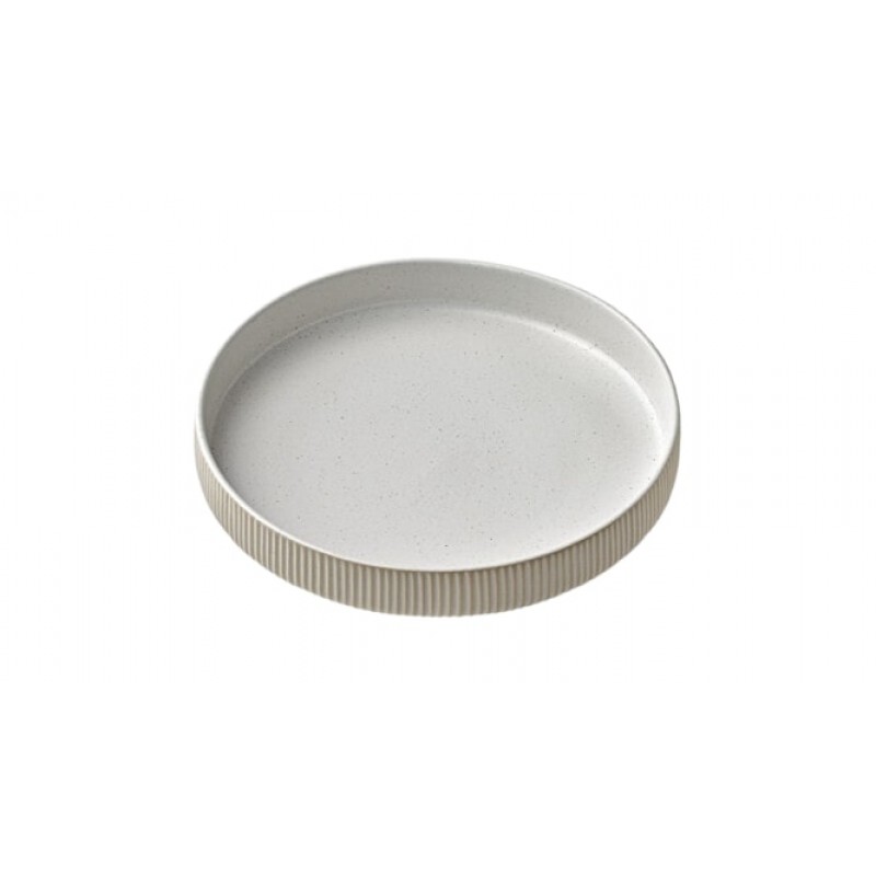 NARA ΠΙΑΤΟ ΒΑΘΥ HIGH RIM RELIEF WHITE 24