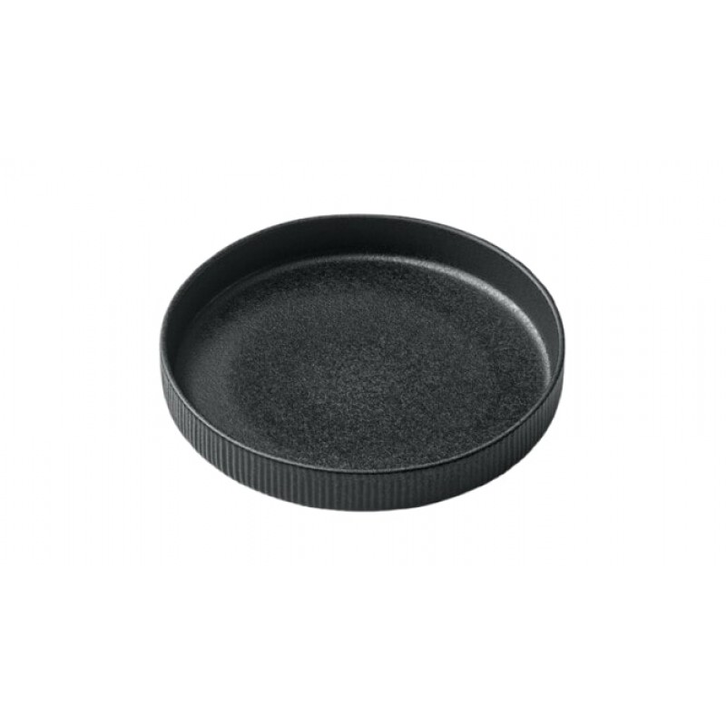 NARA ΠΙΑΤΟ ΒΑΘΥ ΜΕ ΑΝΑΓΛΥΦΟ RIM 24CM ΜΑΥΡΟ