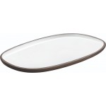 RENEW ΠΙΑΤΕΛΑ ΟΒΑΛ 30X18CM WHITE