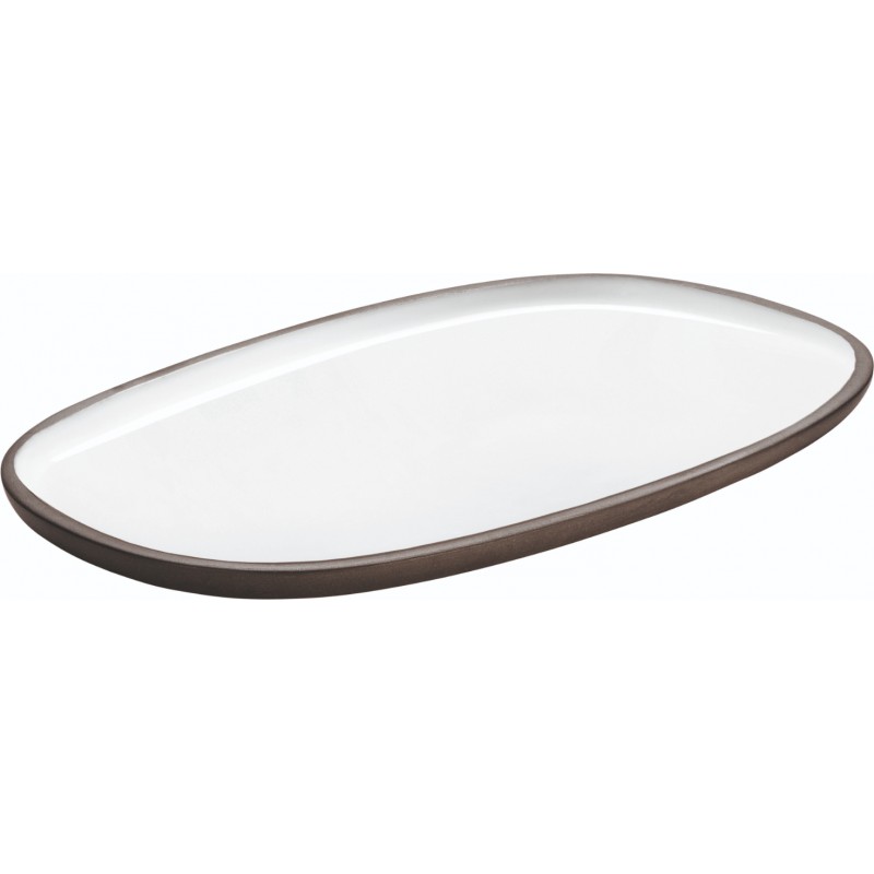 RENEW ΠΙΑΤΕΛΑ ΟΒΑΛ 30X18CM WHITE