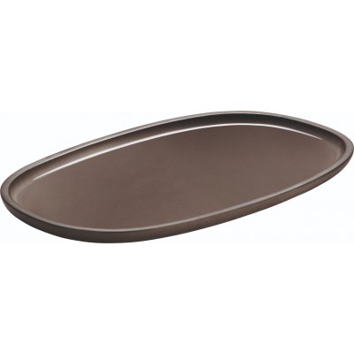 RENEW ΠΙΑΤΕΛΑ ΟΒΑΛ 30X18CM TAUPE