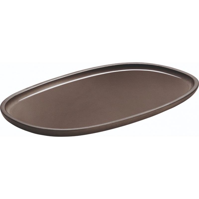 RENEW ΠΙΑΤΕΛΑ ΟΒΑΛ 30X18CM TAUPE