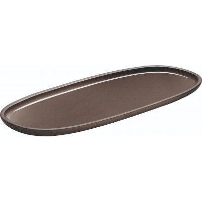 RENEW ΠΙΑΤΕΛΑ ΟΒΑΛ 35X15CM TAUPE