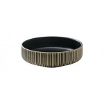 NARA ΜΠΩΛ ΣΤΡΟΓΓΥΛΟ RELIEF 12CM/0,33L BLACK/WHITE