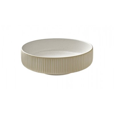 NARA ΣΤΡΟΓΓΥΛΟ ΠΙΑΤΟ RELIEF WHITE 16CM/0,71L