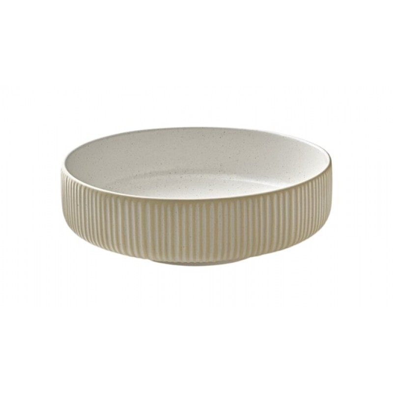 NARA ΠΙΑΤΟ ΣΤΡΟΓΓΥΛΟ RELIEF WHITE 21CM/1.46L