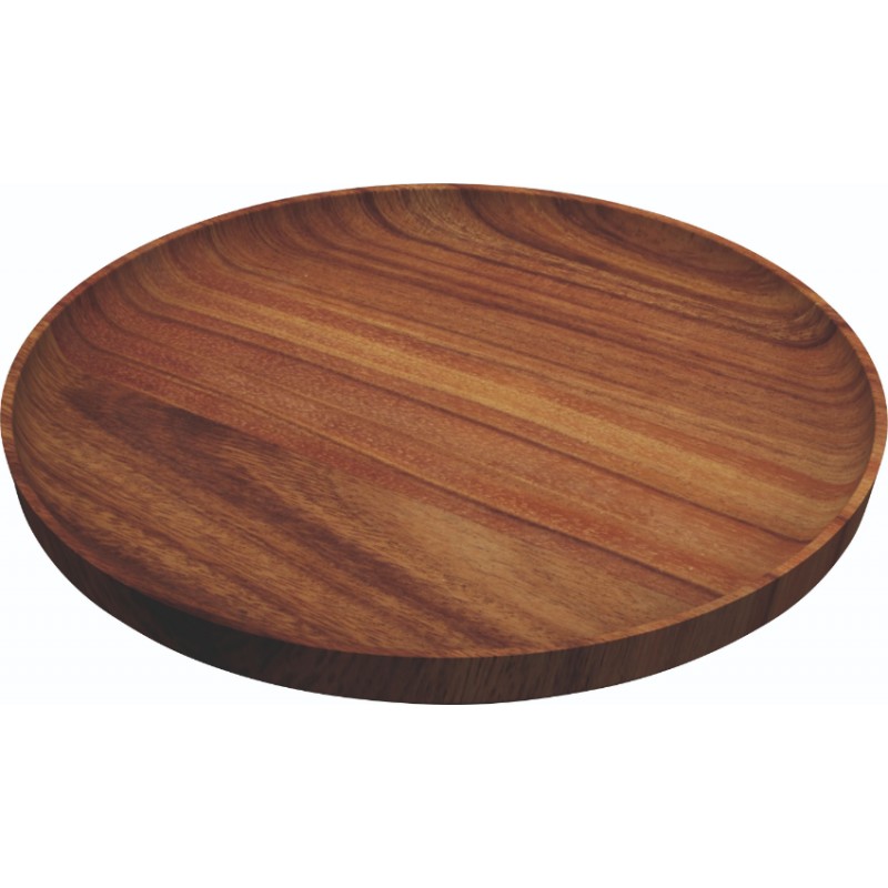ACACIA ΠΙΑΤΕΛΑ ΞΥΛΙΝΗ ΣΤΡΟΓΓΥΛΗ 24CM