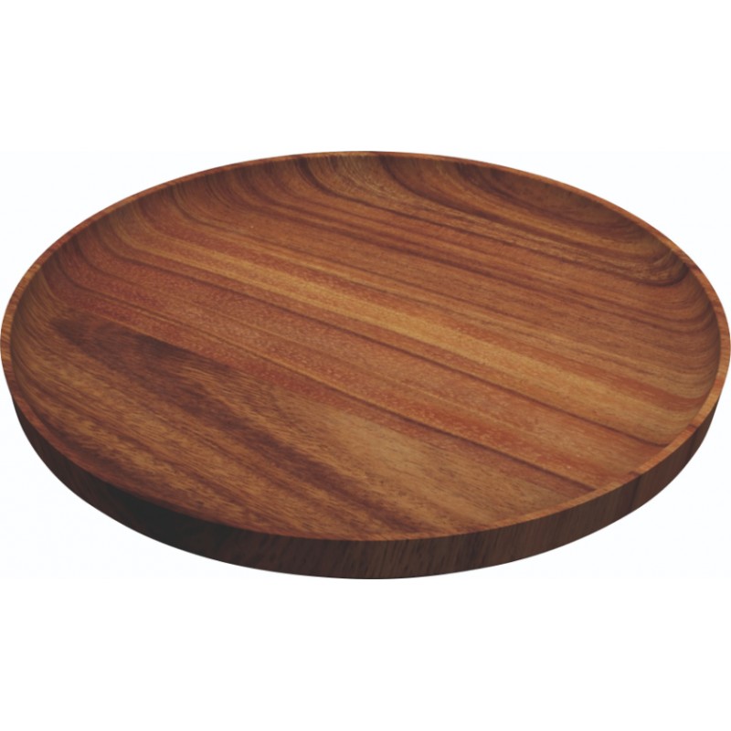SPOTLIGHTS ACACIA ΠΙΑΤΕΛΑ ΞΥΛΙΝΗ ΣΤΡΟΓΓΥΛΗ 30CM