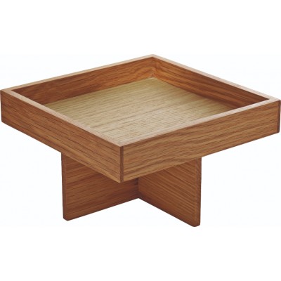 ANANTI ΔΙΣΚΟΣ ΤΕΤΡΑΓ. 18x18cm, ΣΕ ΒΑΣΗ 8cm OAK