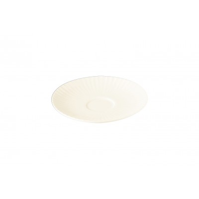 METROPOLIS ΠΙΑΤΑΚΙ 17CM ΦΙΑ ΦΛΥΤΖΑΝΑ ΚΑΦΕ IVORIS WHITE
