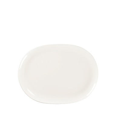 NANO OVAL PLATE 35,1X26,4CM IVORIS WHITE