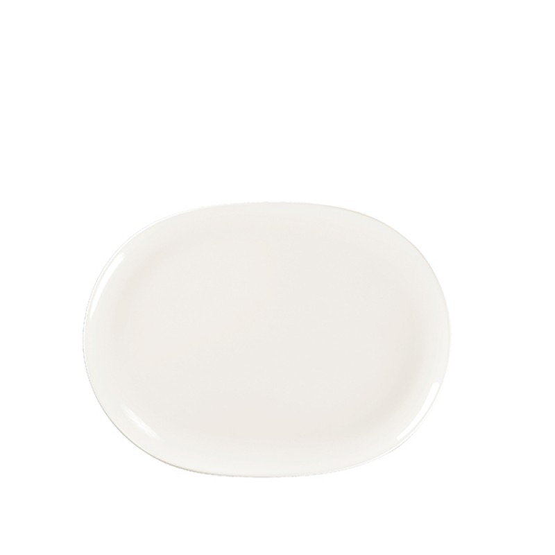 NANO OVAL PLATE 35,1X26,4CM IVORIS WHITE