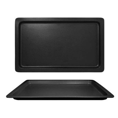 NEOFUSION GASTRONORM ΤΑΨΙ 1/1F - 53 Χ 32.5CM Χ H2CM ΜΑΥΡΟ
