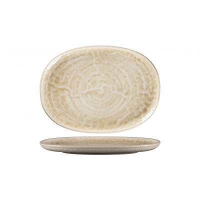 KRUSH ΠΙΑΤΕΛΑ ΟΒΑΛ COUPE 28Χ20,5CM ΜΠΕΖ KSOP28VL