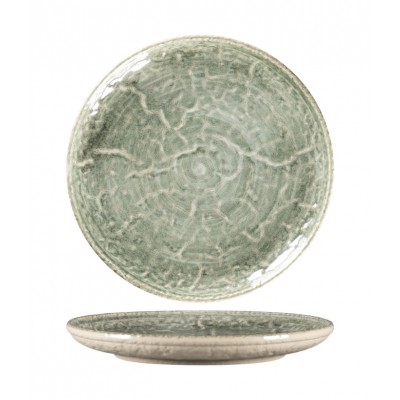 KRUSH FLAT COUPE PLATE 24CM GREEN KSRP24SG