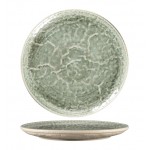 KRUSH ROUND FLAT COUPE PLATE 28CM GREEN KSRP28SG