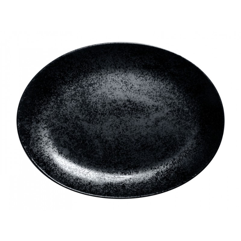 KARBON ΠΙΑΤΕΛΑ ΟΒΑΛ 36Χ27CM BLACK