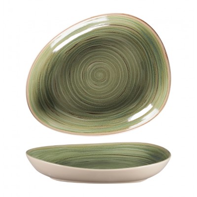 SPOT ORGANIC ΒΑΘΥ ΠΙΑΤΟ 28CM EMERALD ΛΑΔΙ