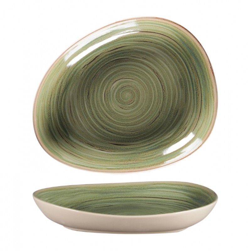 SPOT ORGANIC ΒΑΘΥ ΠΙΑΤΟ 28CM EMERALD ΛΑΔΙ