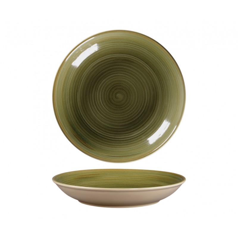 SPOT ΒΑΘΥ COUPE ΠΙΑΤΟ 30CM EMERALD ΛΑΔΙ