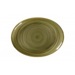 SPOT OVAL ΠΙΑΤΕΛΑ 36X27CM EMERALD ΛΑΔΙ