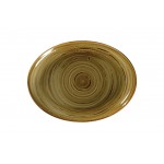 SPOT OVAL ΠΙΑΤΕΛΑ 36X27CM GARNET ΜΠΕΖ