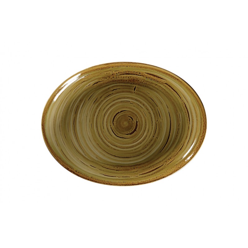 SPOT OVAL ΠΙΑΤΕΛΑ 36X27CM GARNET ΜΠΕΖ