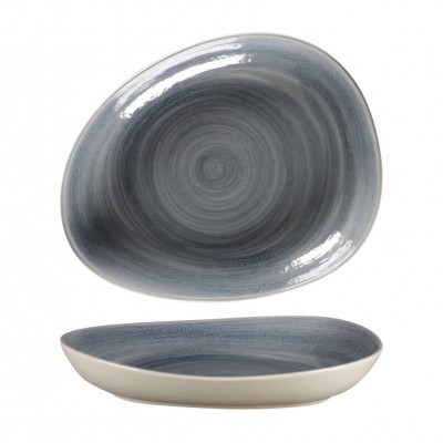 SPOT ORGANIC ΒΑΘΥ ΠΙΑΤΟ 28CM  JADE ΓΚΡΙ/ΜΠΛΕ