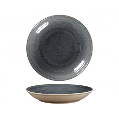 SPOT ΠΙΑΤΟ ΒΑΘΥ COUPE 30CM JADE ΜΠΛΕ