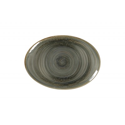 SPOT ΠΙΑΤΕΛΑ ΟΒΑΛ 32cm PERIDOT ΧΑΚΙ