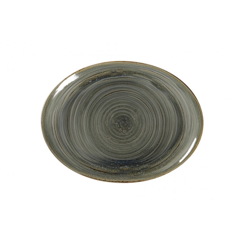 SPOT ΠΙΑΤΕΛΑ ΟΒΑΛ 36cm PERIDOT ΧΑΚΙ