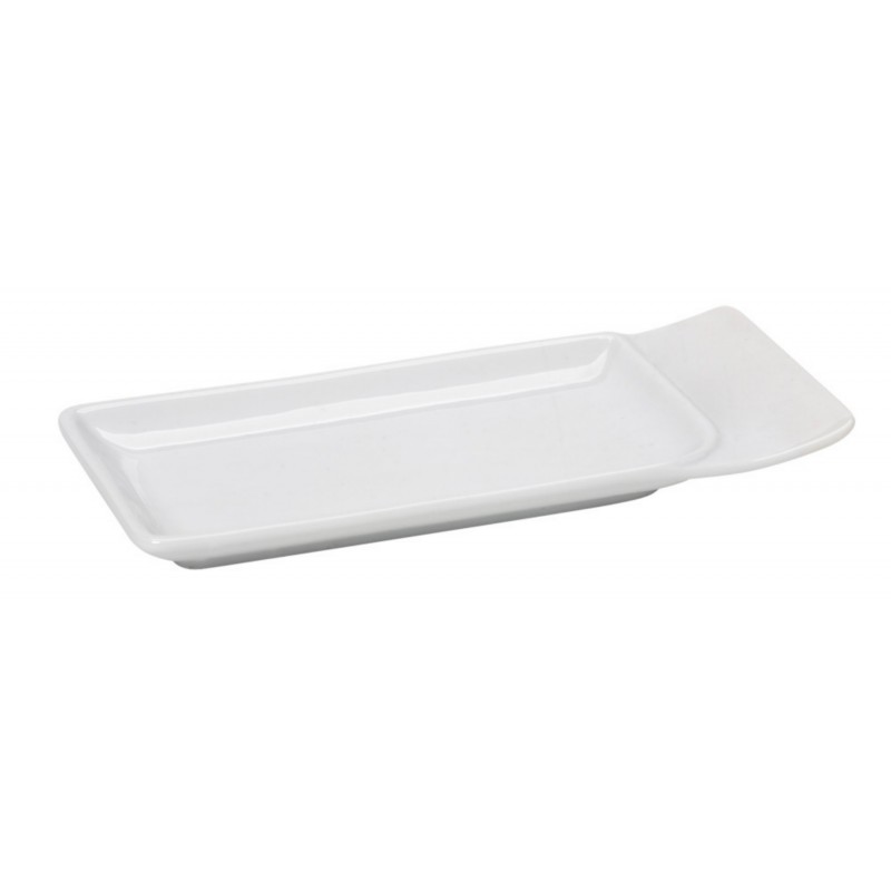 ΠΙΑΤΟ ΠΑΡΑΛ/ΜΟ 21X8,5CM ΛΕΥΚΟ