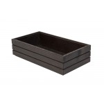 ΣΤΟΙΒΑΖΟΜΕΝΟ ΤΕΛΑΡΟ GN1/3 325x176x80mm HAVANA BLACK