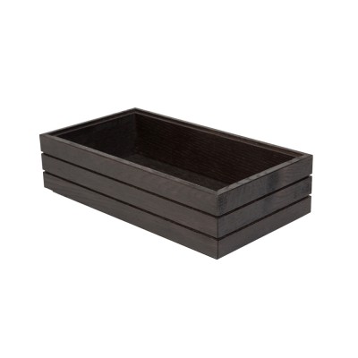 ΣΤΟΙΒΑΖΟΜΕΝΟ ΤΕΛΑΡΟ GN1/3 325x176x80mm HAVANA BLACK