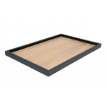 ΔΙΣΚΟΣ ΣΕΡΒΙΡΙΣΜΑΤΟΣ 600x400x30mm LINOIL-BLACK