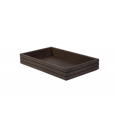 ΣΤΟΙΒΑΖΟΜΕΝΟ ΤΕΛΑΡΟ GN1/1 530x325x80mm  HAVANA BLACK