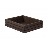 ΣΤΟΙΒΑΖΟΜΕΝΟ ΤΕΛΑΡΟ GN1/2 325x265x80 HAVANA BLACK